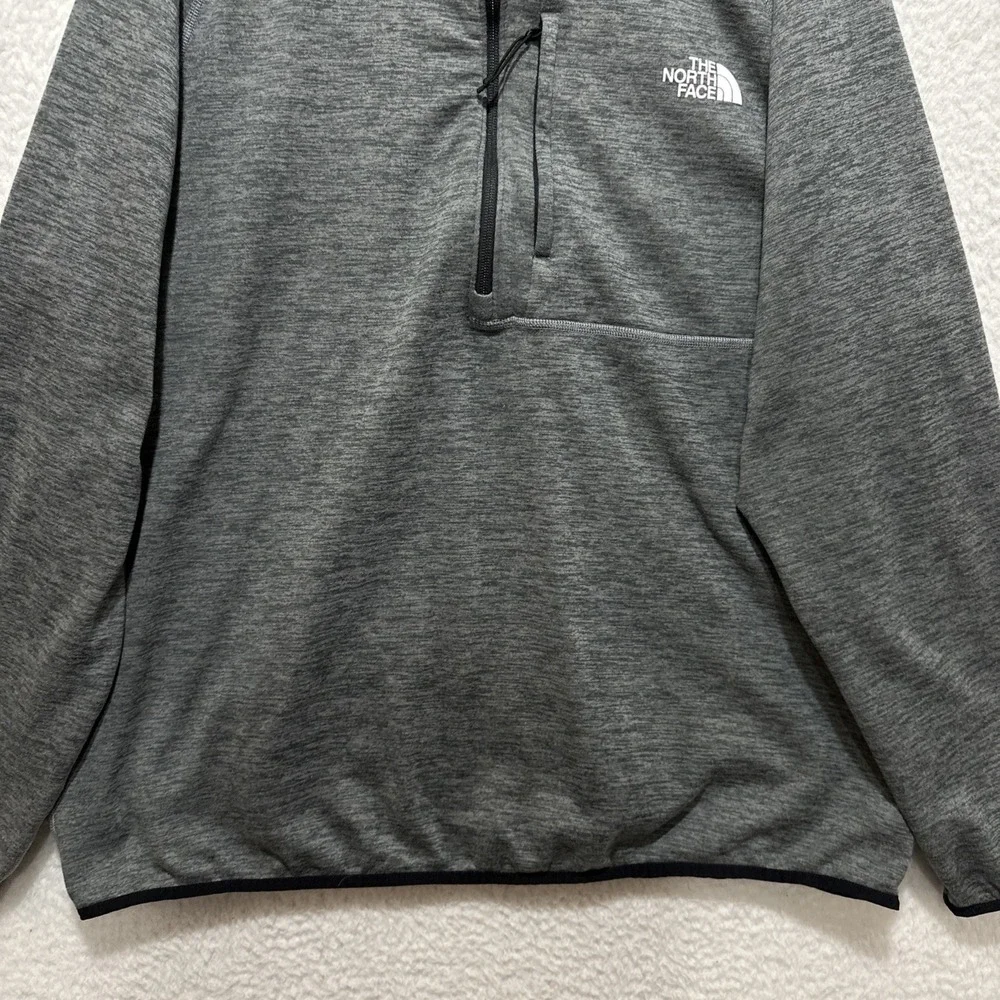 The North Face Men's‎ Canyonlands 1/2 Zip Fleece Jacket Gray Heather Size 2XL